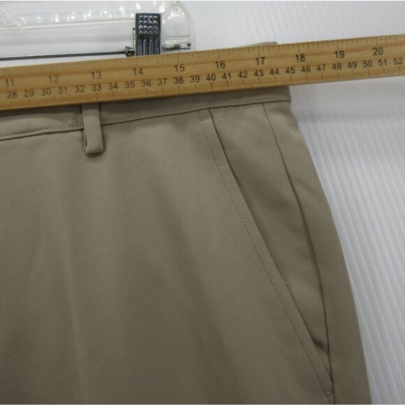 Greg Norman Pants 34X34 Tan Performance Golf Chino Trousers Shark NEW - Picture 3 of 12